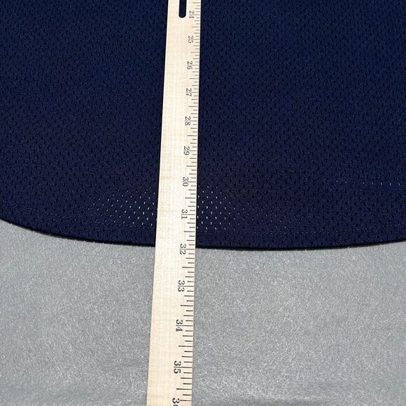 VTG Seattle Mariners Jersey Mens XL Sea Blue #35 MLB Baseball Game Issued USA - Picture 10 of 12